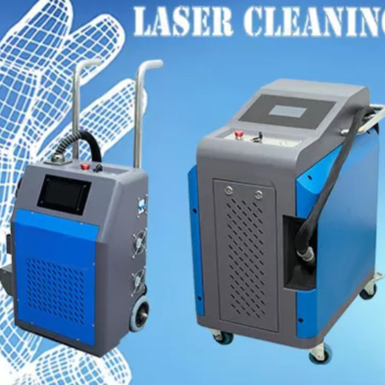 China Portable 100W Rust Removal Laser Cleaner with high quality and cost-effective for wholesale on sale