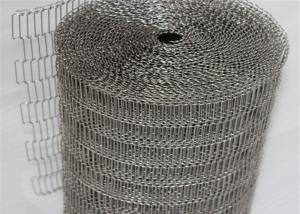 China Anti Corrosion Ladder 3.0mm Chain Conveyor Belt Stainless Steel 316 Wire Mesh on sale