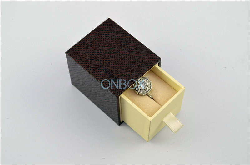Cheap Luxury Trinket Small Ring Box  /  Colorful Handmade Jewelry Box W / Removable Tray for sale