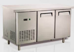 China Ventilation Cooling Stainless Steel Bench Fridge Restaurant Equipment Refrigeration US Type on sale