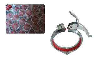 China Hose Duct Clamps customized adjustable Galvanized Pipe Clips on sale