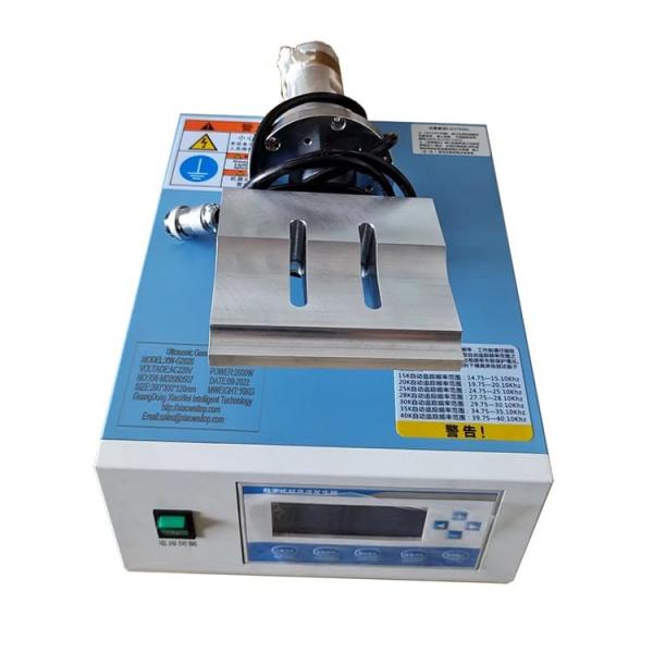 Cheap Digital Generator Ultrasonic Plastic Welding Machine 0.4MPa-0.6MPa Touch Screen With Horn for sale