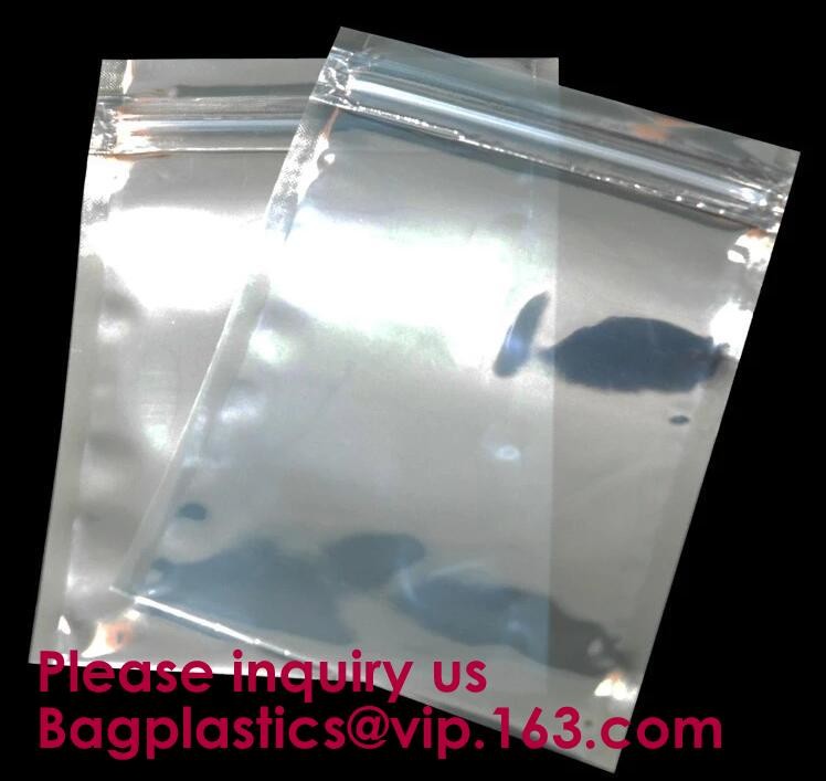 Cheap Anti Static Shielding Bags ESD Anti-Static Pack Bag Zip Zipper Lock Top Waterproof Self Seal Antistatic Bags for sale