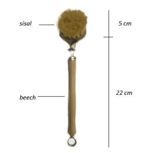 China Wooden Cocout Sisal Household Cleaning Brushes 27cm Wooden Washing Up Brush on sale