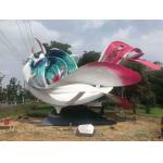 China OEM Art Painted Flying Doves Abstract Outdoor Sculpture for sale