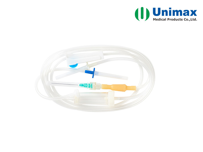 China Disposable Latex Connector Luer Lock Medical Infusion Set on sale