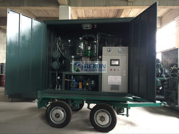 Cheap 9000L / H Mobile Transformer Oil Purifier Double Stage Oil Purification Plant for sale