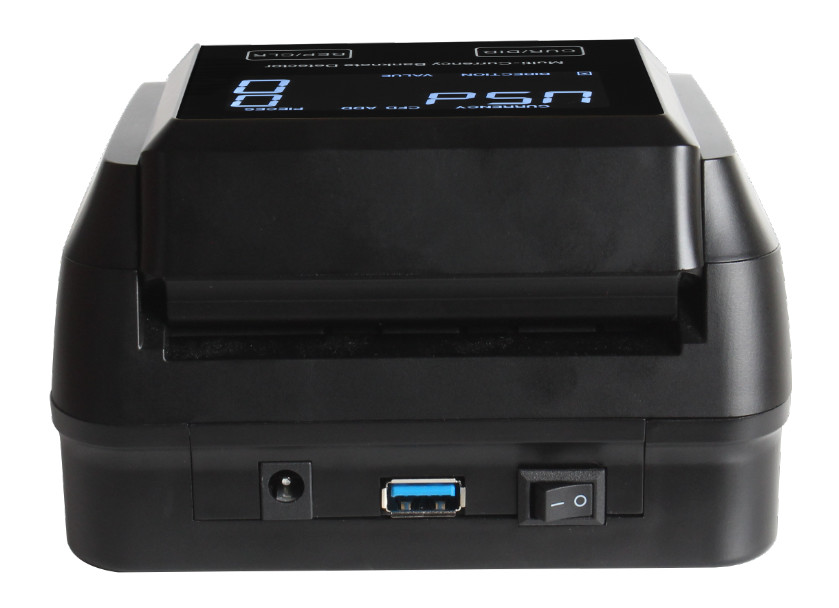 China Portable fake money detector machine mini banknote detector for USD/EURO counterfeit bill detector on sale