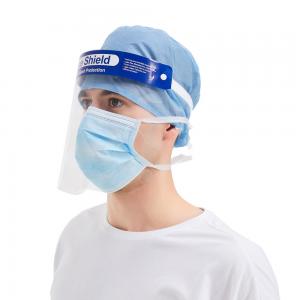 China Disposable Safety Plastic Transparent FaceShield Full Protection Medical Anti Fog Clear Face shield on sale