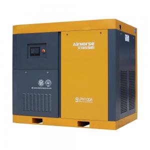 China 75kw 100hp Air Cooling Durable Steel Industrial PM Inverter Screw Air Compressor for sale on sale