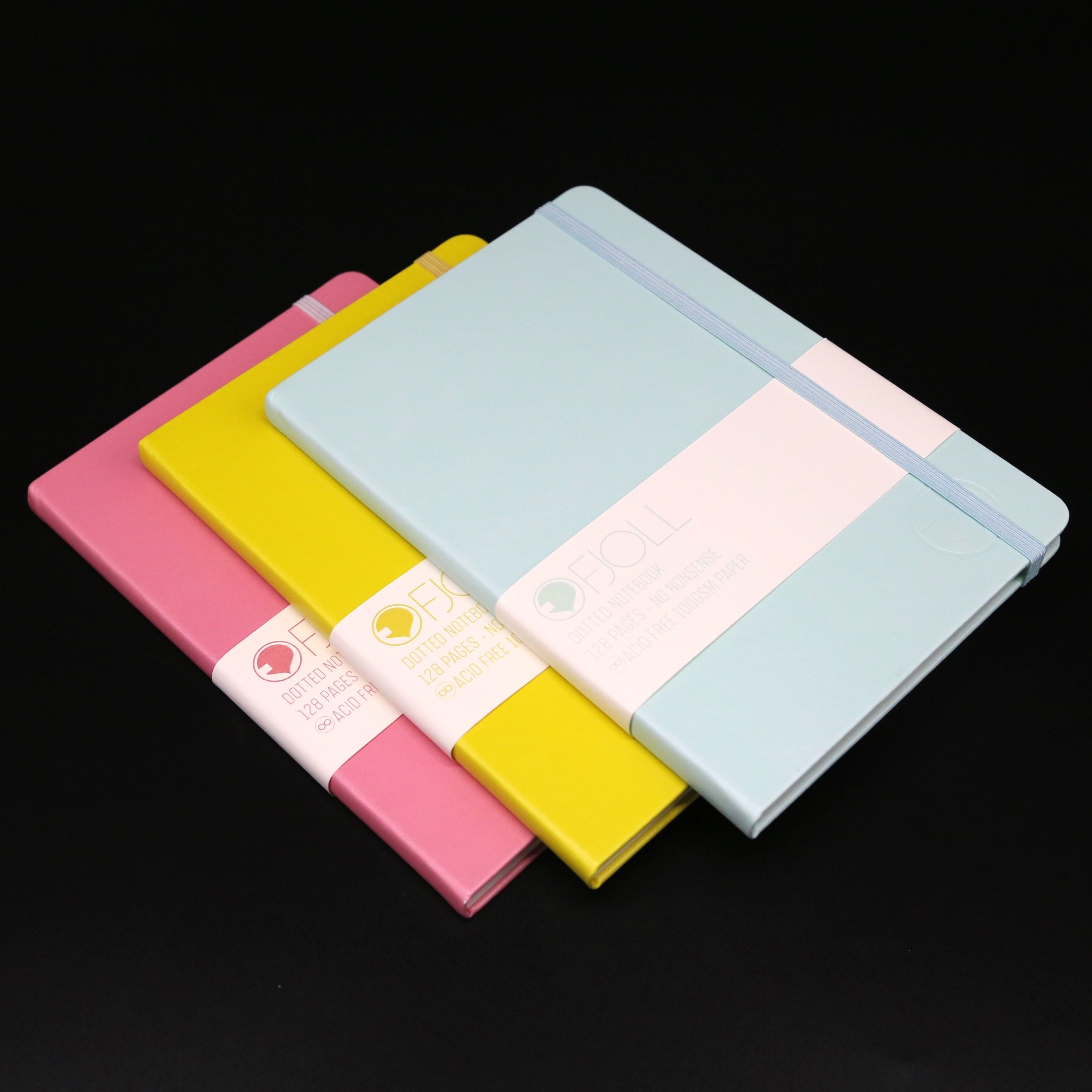 Best Elastic Band Closure PU Leather Notebook , Premium Paper A5 Dotted Notebook wholesale