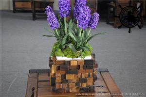 China flower pot frame LHP301 ship wood as materials old fisherman original manufacturer solid wood furniture on sale