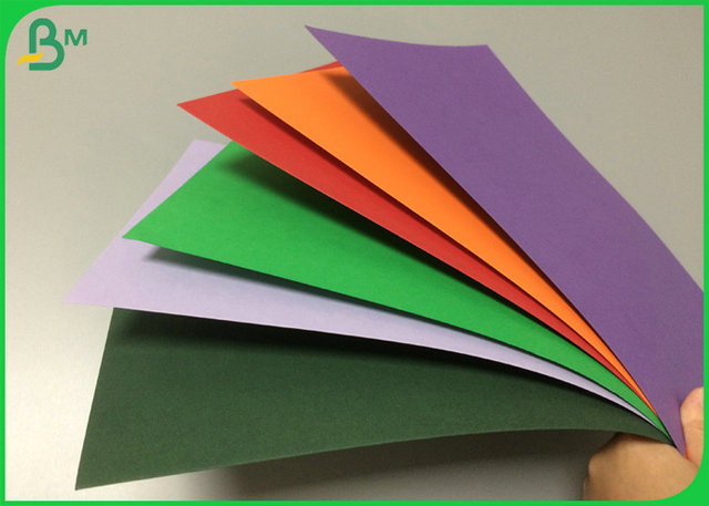 Smooth Surface 180g 220g Red Green Yellow Bristol Card For Greeting Card Making 