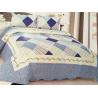 Buy cheap Comfotable Quilt Bedding Set , Cotton Comforter Sets Border In Wave Or Straight from wholesalers