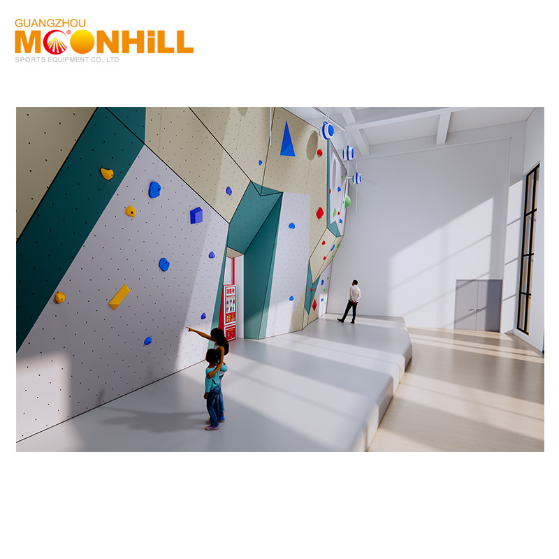 China Security Child Rock Climbing Indoor Wall CE Approved For Entertainment Center on sale