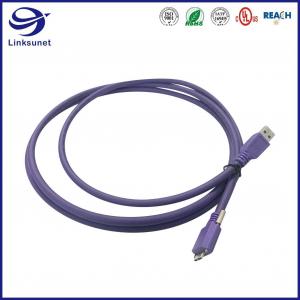 China USB Wire Harness with 28AWG 1P add 24AWG 2C Micro USB 3.0 Connector on sale