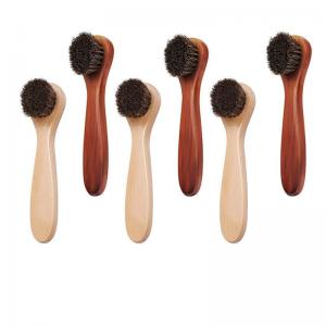 Best Bristles Horsehair Wooden Shoe Brush Cleaning Polish wholesale