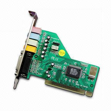 China PCI Sound Card with CMI8738 Chipset, Supports DOS and Microsoft's Windows 2000/Me/NT/Linux OS  on sale