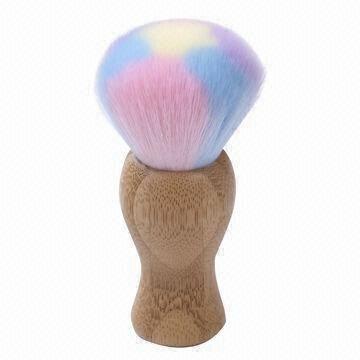 Cheap Bamboo Kabuki Brush with Bamboo Handle and Synthetic Hair for sale