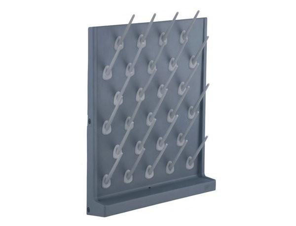 Cheap Science Lab Equipment Laboratory Pegboard Drying Rack Single Face PP Drip Shelf for sale