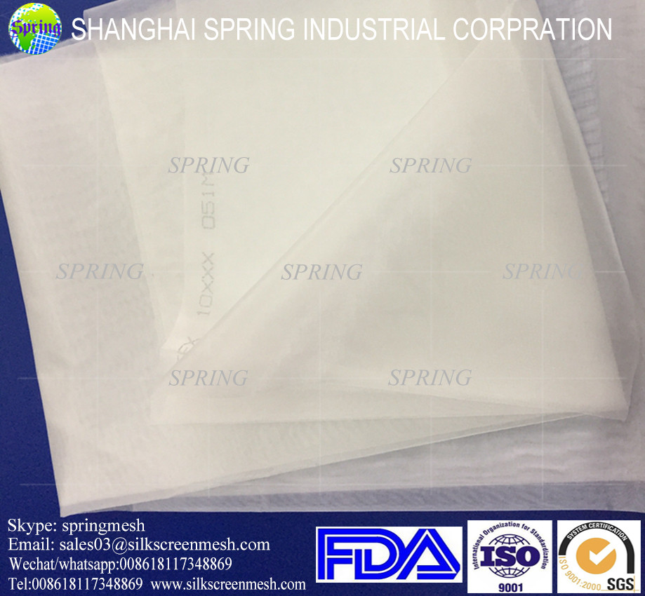 Best Factory offer 7T-180T polyester monofilament mesh bolting cloth White or yellow or black color available wholesale