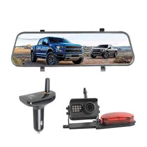 China 10 Touch Screen Wireless RV Backup Camera System Black Color on sale