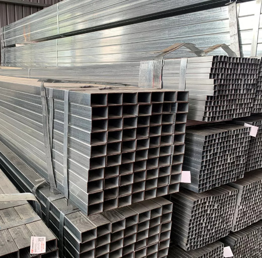 China ASTM A53 Hot Dip Galvanized Steel Pipe Gi ERW Square Hollow Steel Pipe on sale