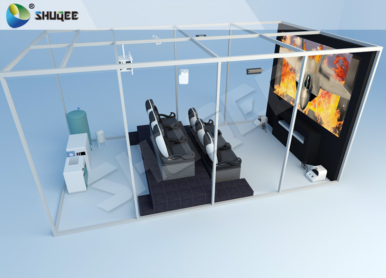 China 12D Luxury Black Chair 3 DOF Home Theatre Equipment Pneumatic Syetem Simulator on sale
