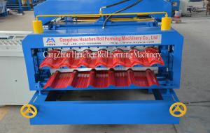 China Corrugated Iron cold roll forming equipment , Concrete Roof Tile making Machine on sale