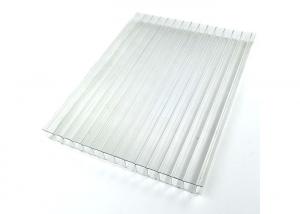 China Multiscene Twin Wall Polycarbonate Panels , Heatproof Translucent Roofing Sheets on sale