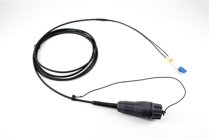 China Duplex Single Mode FTTA Fiber Cable Assembly Waterproof IP68 Fullaxs Connectors on sale