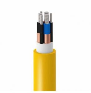 35mm 5 Core Electrical Cable Multi Conductor Power Cable Yellow 12kV - 36kV