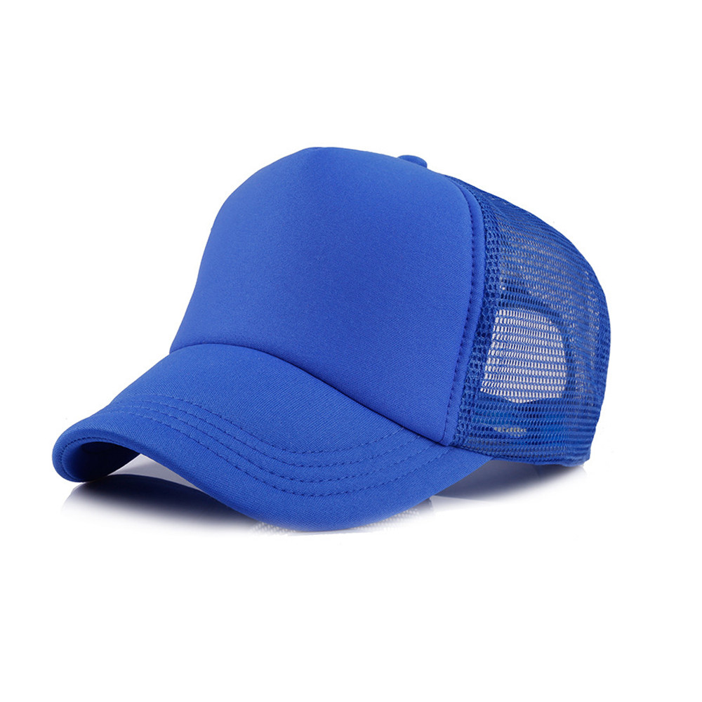 Best Blue / Yellow Trucker Mesh Cap , Custom Mesh Trucker Hats For Business wholesale