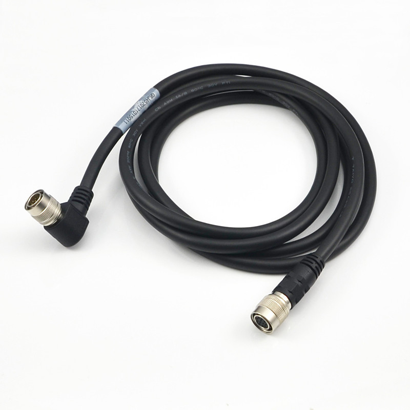 China High Flex 12 Pin Hirose Camera Cable Waterproof With 12 Pin Circular Connector on sale