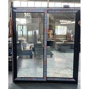 China Black Bifold UPVC Sliding Window And Door For Balcony ISO9001 Certificated on sale