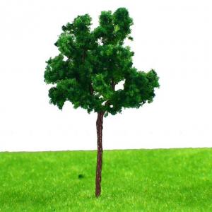 Best 7cm Plastic Miniature Model Trees , Scenery Landscape Train Model Trees Scale 1:100 G7035 wholesale