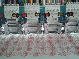 Tai Sang embroidery machine vista model 917( 9 needles 17 heads flat embroidery machine)