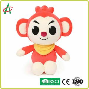 Best OEM 8'' Baby Animal Plush Toys , Monkey Plush Doll BSCI certificate wholesale