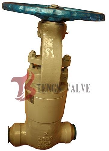 Cheap Pressure Sealing Cast Steel Gate Valve for High Pressure ANSI 1500LB / 2500LB for sale