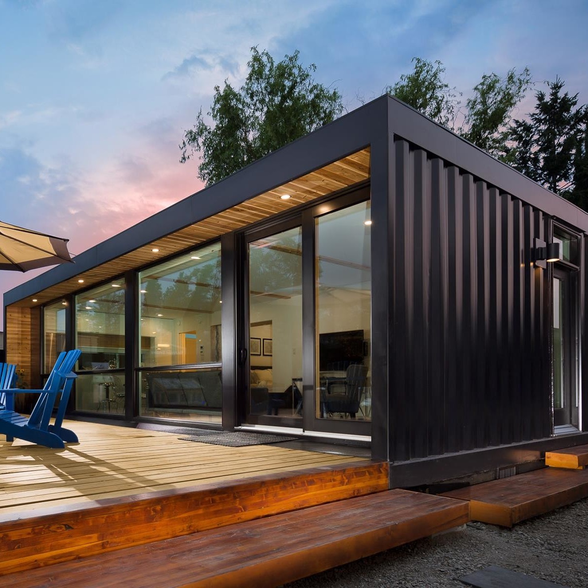 China ISO90001 40 Foot Prefab Repurposed Shipping Container House on sale