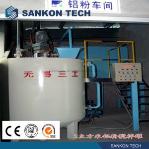 Best ISO9001 100m3 Aluminum Powder Mixing Machine Automatic Concrete AAC Block/Brick Making Machine for Construction Material wholesale