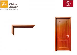 China BS Standard Fire Resistant Wooden Doors For Hotel Room/ Baking Paint Finish on sale