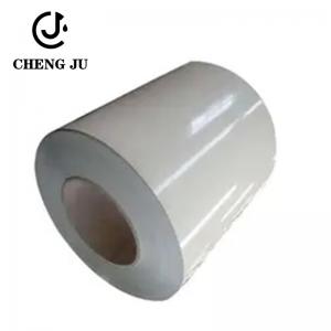 China Prepainted Steel Sheet Coil 50-2000mm White Color Coated Metal Building Materials Galvanized Coil on sale