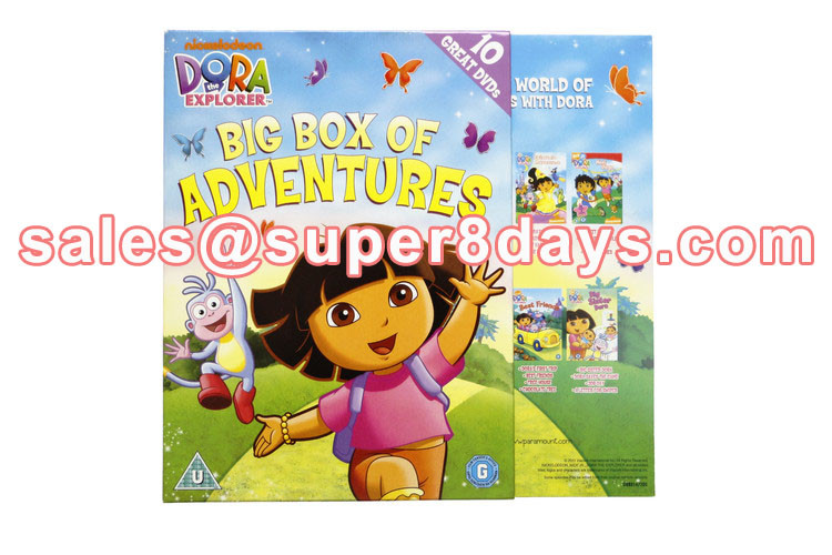 China Dora the Explorer：Big Box of Adventures 10DVD Cartoon Movies Wholesale on sale