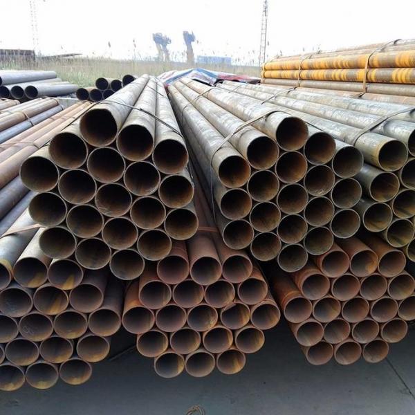 Q235 Welded Black Carbon ERW Steel Pipe ASTM A53 / BS1387 Thick Wall Galvanized ERW Welded Steel Pipe 0