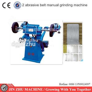 China Manual Two Sand Belt Grinding Metal Sanding Machine Electric Energy Saving on sale