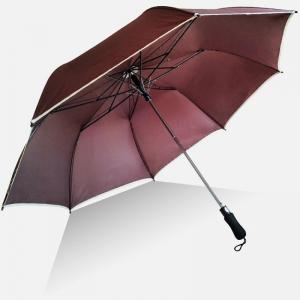 Windproof Logo Printing Auto Open Close Golf Umbrella , Storm Proof Umbrella