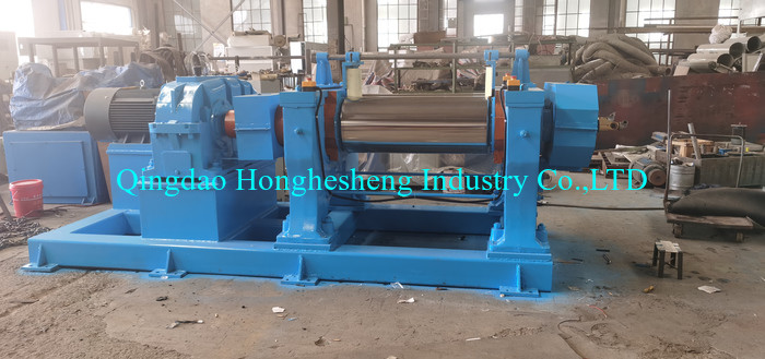China XK400 400*1000mm Open Twin Roll Mill PVC EVA Synthetic Rubber Mixing Equipment on sale