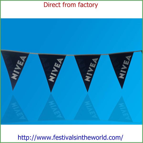 Cheap triangle pennant flags for party for sale