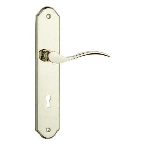 Cheap 318-1 PB door handle on the long face plate for sale